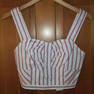 Derek Lam 10 Crosby NWT Halter Bustier Top Street Edgy Womens 8